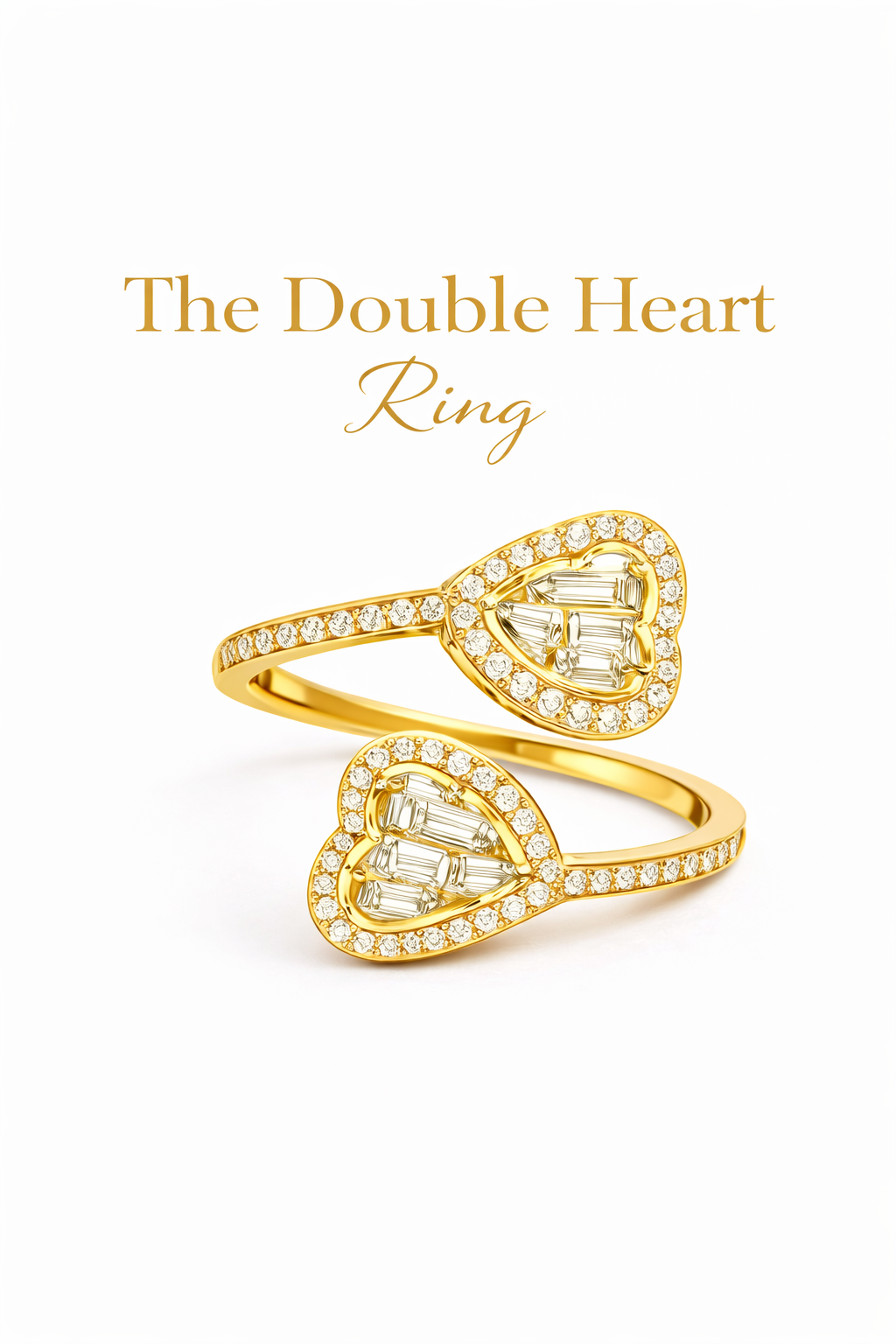 Double Heart Ring